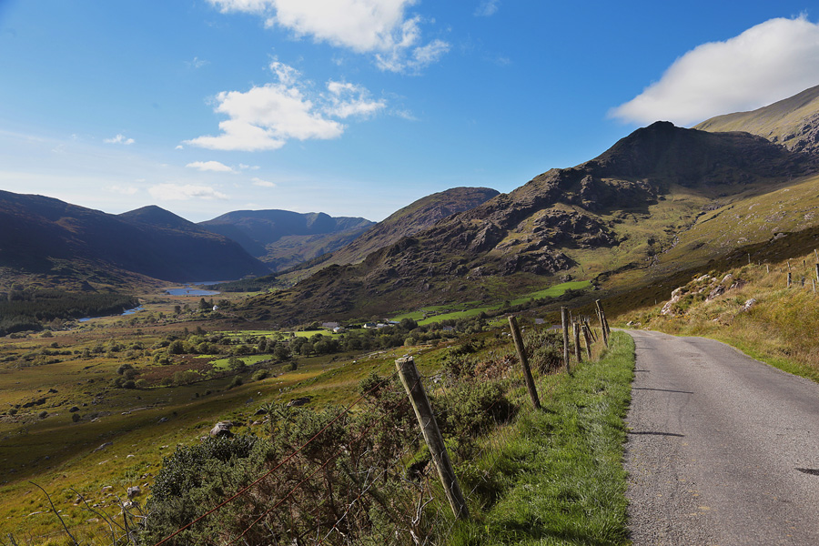 Cork Ireland  bike rentals shows you the beautiful Black Valley in Kerry